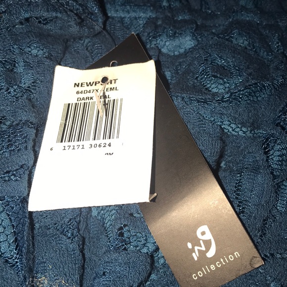 NWT Teal FLORAL lace dress in size 3X - Picture 11 of 11